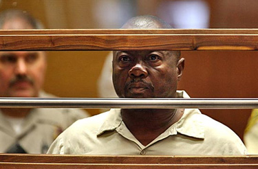 Photo: Lonnie David Franklin Jr. is seen during a court arraignment in July 2010. Credit: Al Seib / Los Angeles Times