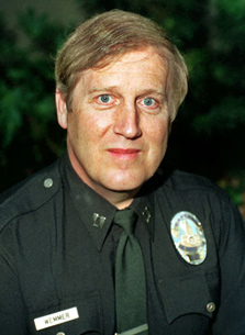 Los Angeles Police Department captain Richard Wemmer in 1996. Wemmer retired in 2008 after 40 years in law enforcement. (Julie Markes / Los Angeles Times / January 2, 1996)