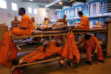 Proposition 47 by itself won't solve the problem of overcrowding in California's prisons. (AP/Spencer Weiner, Pool)
